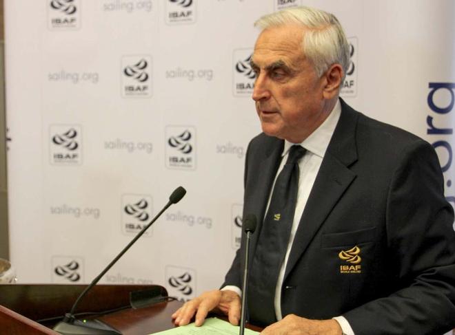 ISAF President Carlo Croce at the ISAF Annual Conference © ISAF 